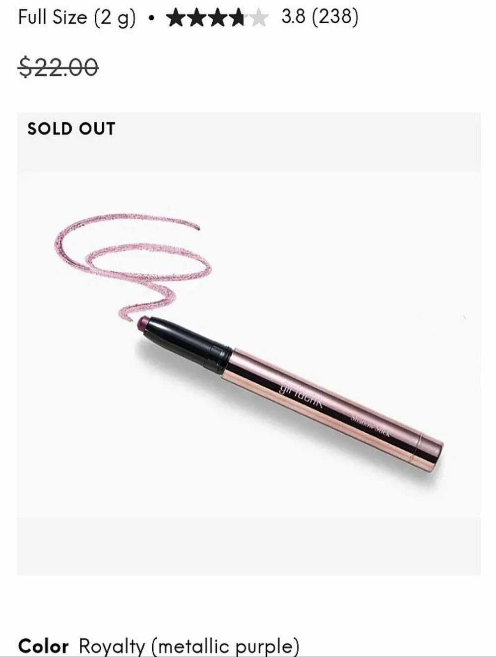 Girlactik royalty metallic